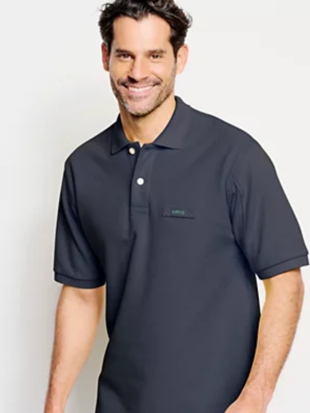 Orvis Signature Polo - Fly Insignia Color is Green/Blue -See Pics!